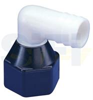 SIFI - RACCORDO A GOMITO BIANCO NERO 61147
