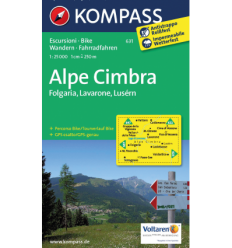 KOMPASS - ALTIPIANI FOLGARIA LAVARONE LUSERNA 1:25.000 - 631