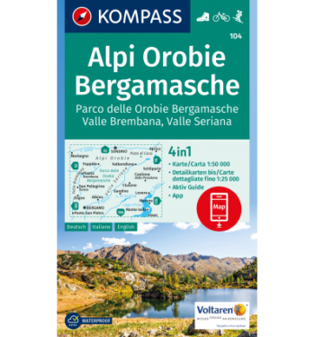 KOMPASS - ALPI OROBIE BERGAMASCHE - 104