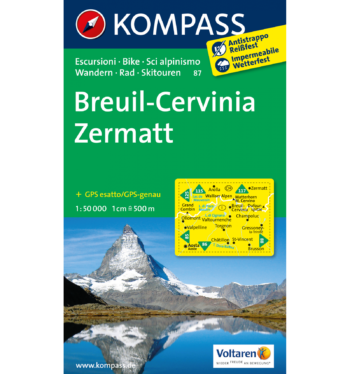 KOMPASS - CERVINIA BRUIL - ZERMATT - 87