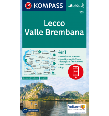 KOMPASS - LECCO - VAL BREMBANA - 105