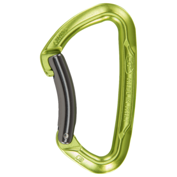 CT- CLIMBING TECHNOLOGY - ALUDESIGN - MOSCHETTONE LIME LEVA CURVA  2C45700Z