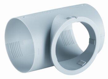 DIMATEC - RACCORDO A T X VENTILAZIONE SENZA BOCCHETTA - 012LT