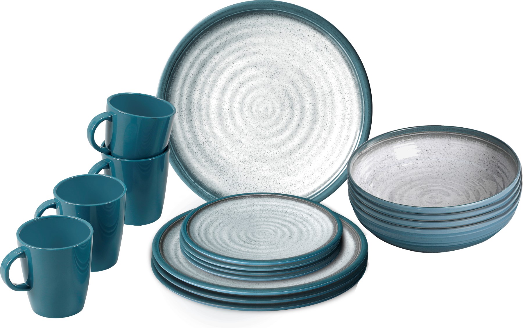 BRUNNER - SET PIATTI TUSCANY 16 PEZZI TUSCANY 0830155N.C5T - immagine 2