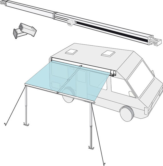 RAFTER DRITTO X VERANDA FIAMMA - 10291 - immagine 2