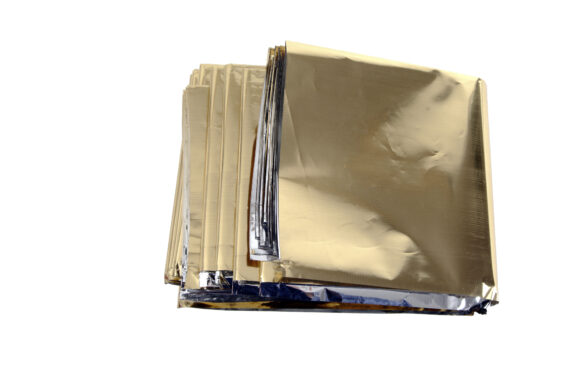 ORIGIN OUTDOORS - COPERTA EMERGENZA ORO/ARGENTO - 600100 - immagine 6