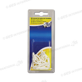 GES - GANCIO NYLON X TENDINE 10PZ - TND108C