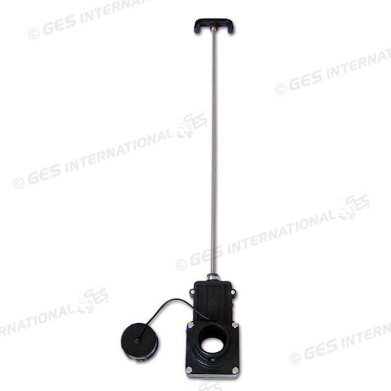 GES - VALVOLA 1 POLL 1/2 ASTA 60cm  NERA VAL150A