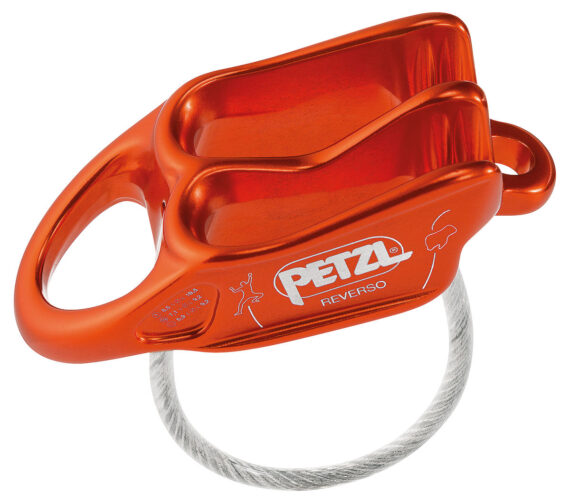 PETZL - ASSICURATORE REVERSO 2019  02 ARANCIO D017AA