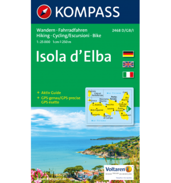 KOMPASS - ISOLA D'ELBA 1:25.000  - 2468