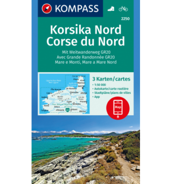 KOMPASS - CORSICA NORD 3 CARTE - 2250