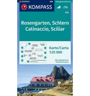 KOMPASS - CATINACCIO-SCILIAR 1:25.000  - 628