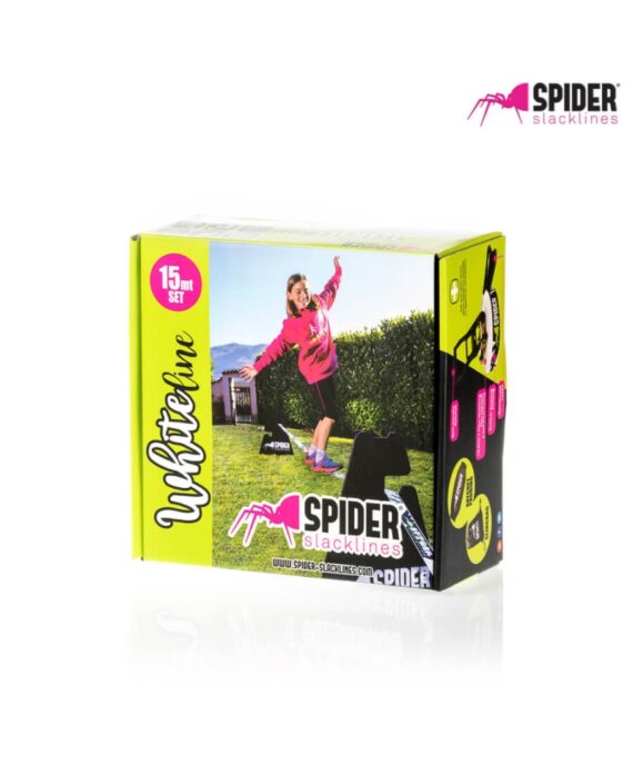 SPIDER SLACKLINE - FETTUCCIA WHITE LINE 15 MT. 12151 - immagine 2
