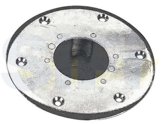 SIFI - SUPPORTO INCASSO GAMBA TAVOLO  ZINCATO 25011