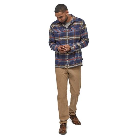 CAMICIA FJORD FLANNEL LONGSLEEVE PATAGONIA BASE BASIN SEDIMENT 53947 - immagine 13
