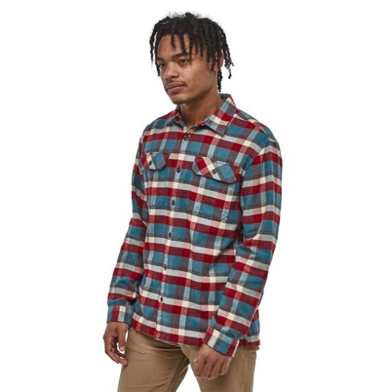 CAMICIA FJORD FLANNEL LONGSLEEVE PATAGONIA BASE BASIN SEDIMENT 53947 - immagine 7