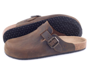 SATY BIOLINE - CIABATTA CHIUSA NUBUCK TESTA MORO 1900N