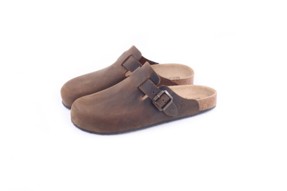 SATY BIOLINE - CIABATTA CHIUSA NUBUCK TESTA MORO 1900N - immagine 2