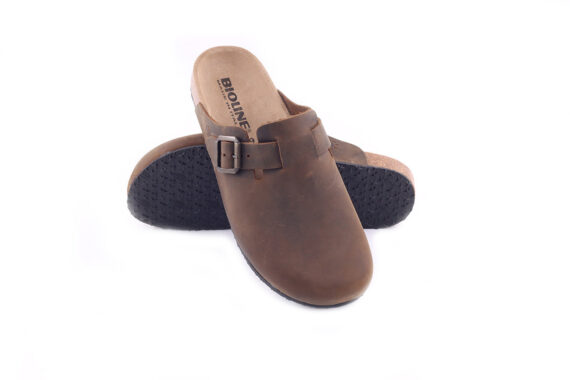 SATY BIOLINE - CIABATTA CHIUSA NUBUCK TESTA MORO 1900N - immagine 3