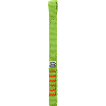 CT- CLIMBING TECHNOLOGY - ALUDESIGN - FETTUCCIA CT PER RINVIO NY 22CM.  VERDE/ARANCIO 7W099.22