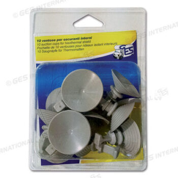 GES - VENTOSE CON ANELLO X OSCUR.(CO NFEZ.10PZ) GRIGIE SCUVEC
