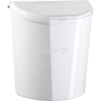 BRUNNER - PATTUMIERA PILLAR XL DA PARETE BIANCA 7427025N.C00