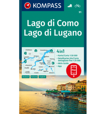 KOMPASS - LAGO DI COMO - LAGO DI LUGANO  - 91