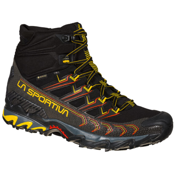 LASPORTIVA - SCARPE ULTRA RAPTOR II MID GTX  BLACK/YELLOW 34B