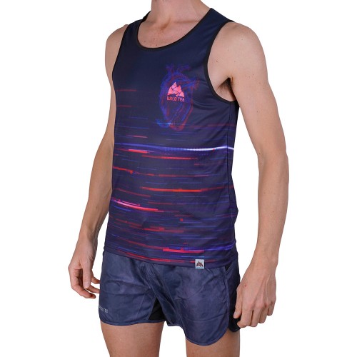 WILD TEE - CANOTTA GLITCH BLUE WT90 - immagine 3