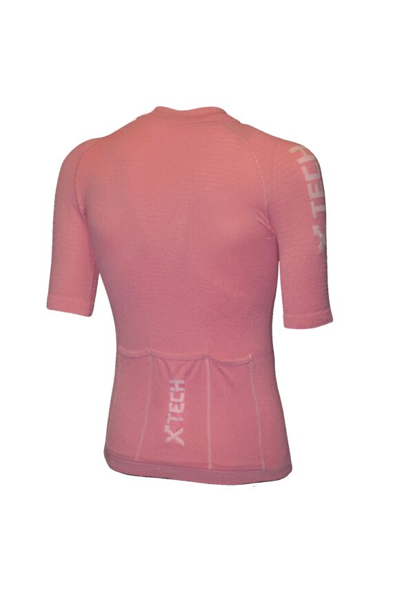 X TECH SPORT DESIGN - X-TECH - MAGLIA DONNA GIRO  ROSA - immagine 2
