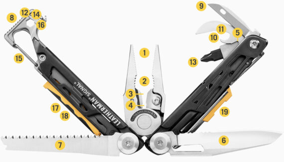 LEATHERMAN - MULTITOOL SIGNAL SS STANLESS STEEL LTG832265 - immagine 6