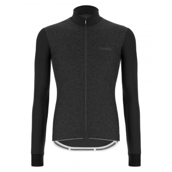SANTINI - MAGLIA BICI M/L COLORE PURO NERO 2W216075RCOLO - immagine 3