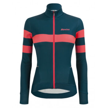 SANTINI - MAGLIA DONNA BICI CORAL BENGAL  TEAL 2W216175CORALBEN
