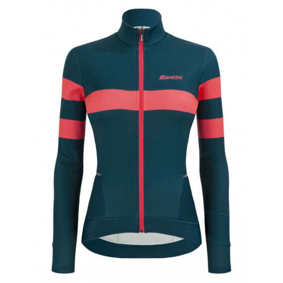 SANTINI - MAGLIA DONNA BICI CORAL BENGAL  TEAL 2W216175CORALBEN