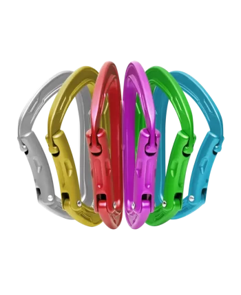 EDELRID - MOSCHETTONE MISSION SET COLORI ASSORTITI 73758