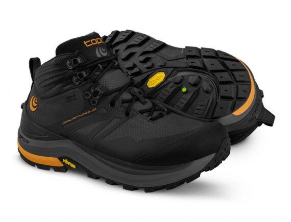 TOPO ATHLETIC - TOPO - SCARPE TRAILVENTURE 2 WP  CHARCOAL/ORANGE M054 - immagine 2