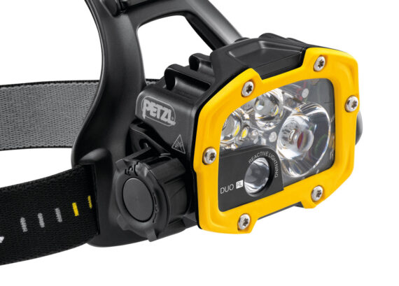 PETZL - LAMPADA FRONTALE DUO RL  BLACK/YELLOW E103AA - immagine 3