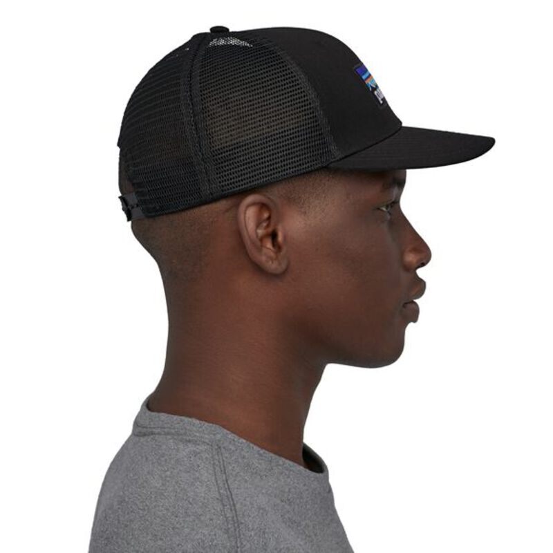 PATAGONIA - CAPPELLO P-6 LOGO TRUCKER HAT BLK 38289 - immagine 4