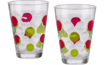 BERGER - BICCHIERI BUBBLE RED/GREEN 491810