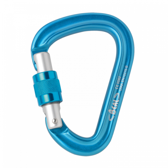 BEAL - MOSCHETTONE HMS BE SAFE SCREW  BLUE BMCLBS