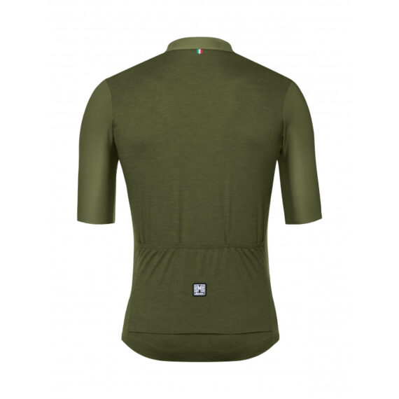 SANTINI - MAGLIA BICI GRAVL VERDE MILITARE 0M94075 - immagine 2