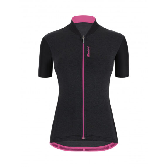 SANTINI - MAGLIA DONNA BICI GRAVEL NERO 0M940L75R
