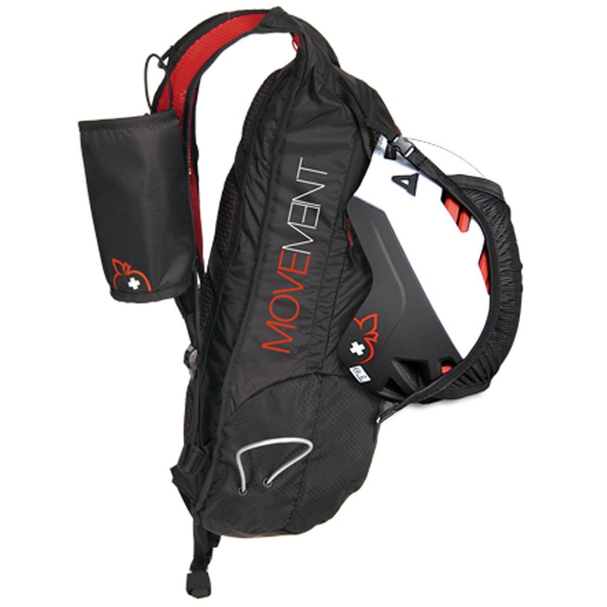 MOVEMENT - ZAINO PACK 24LT PLUS. BLACK/RED PACK.24 - immagine 3