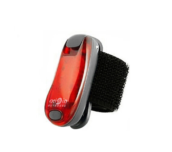 ORIGIN OUTDOORS - 2 LAMPADE ROSSE SEGNALAZIONE CON CLIP  - 040608