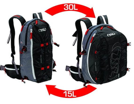 TSL - ZAINO DRAGONFLY 15/30 LT.  BLACK&GREY PFSAD - immagine 3