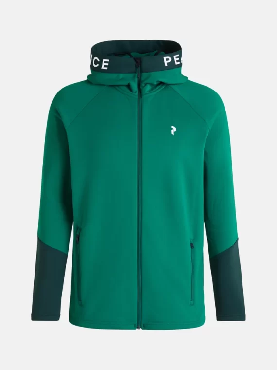 PEAK PERFORMANCE - GIACCA SCI RIDER ZIP HOOD  FOREST NIGHT BLACK G78833