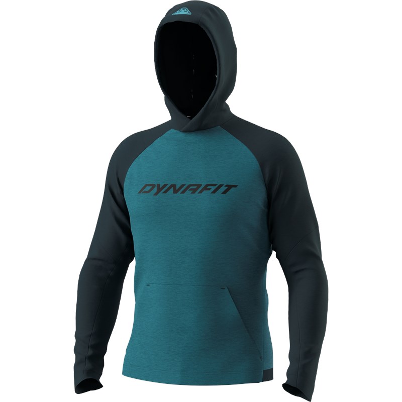 DYNAFIT - FELPA 24/7 PTC HOODY 8161 MALLARD BLUE 71504