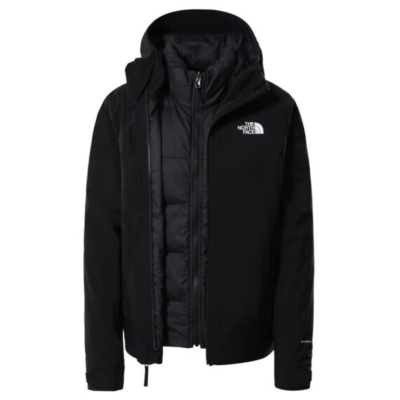 THE NORTH FACE - GIACCA DONNA MOUNTAIN LGT TRIC  JK3 TNF BLACK NF0A4P7F - immagine 4