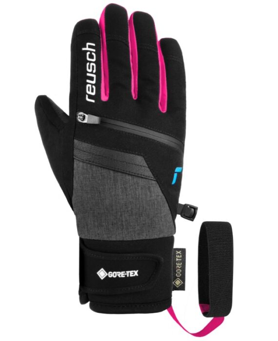 REUSCH - GUANTI SCI JR TRAVIS GTX 7771 BLK MEL PINK 6261302