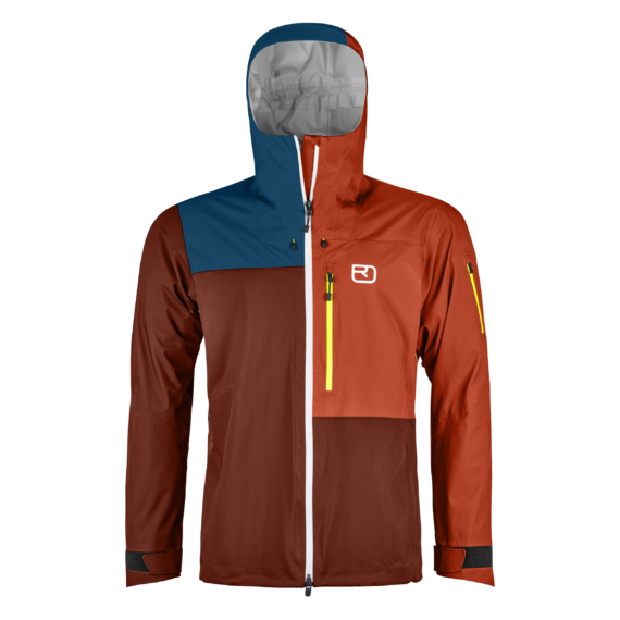 ORTOVOX - GIACCA 3L ORTLER JKT CLAY ORANGE 70176